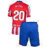 Atletico Madrid Axel Witsel #20 Hjemmedraktsett Barn 2024-25 Kortermet (+ korte bukser)